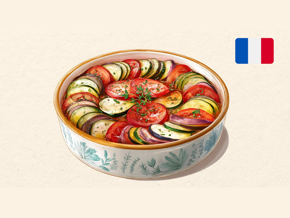 Ratatouille illustration from the Kitchen Impossible card