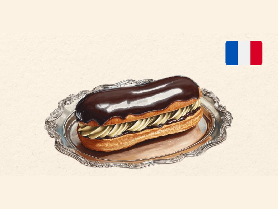 Éclair illustration from the Kitchen Impossible card
