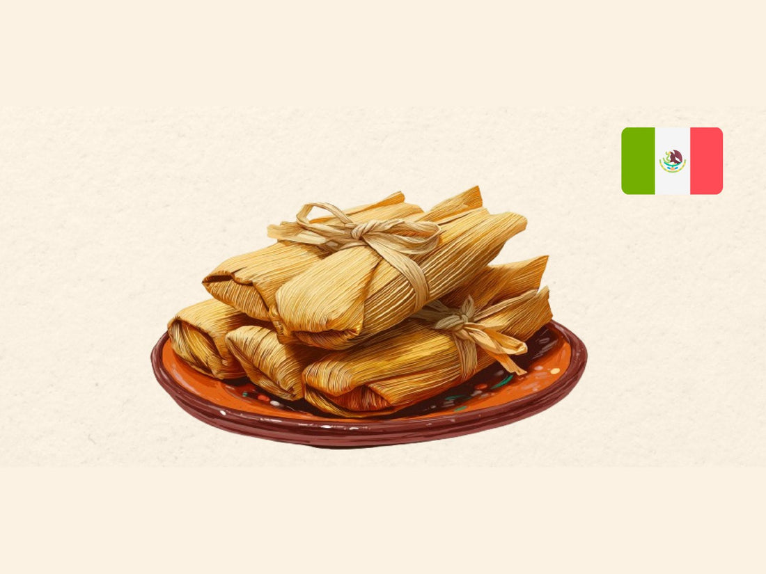 Tamales illustration from the Kitchen Impossible card