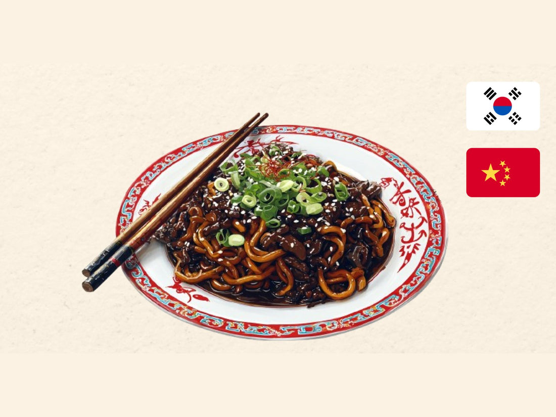 Jajangmyeon illustration from the Kitchen Impossible card