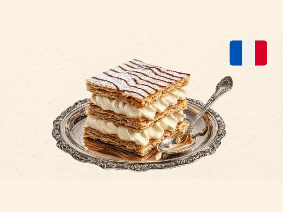 Mille-feuille illustration from the Kitchen Impossible card
