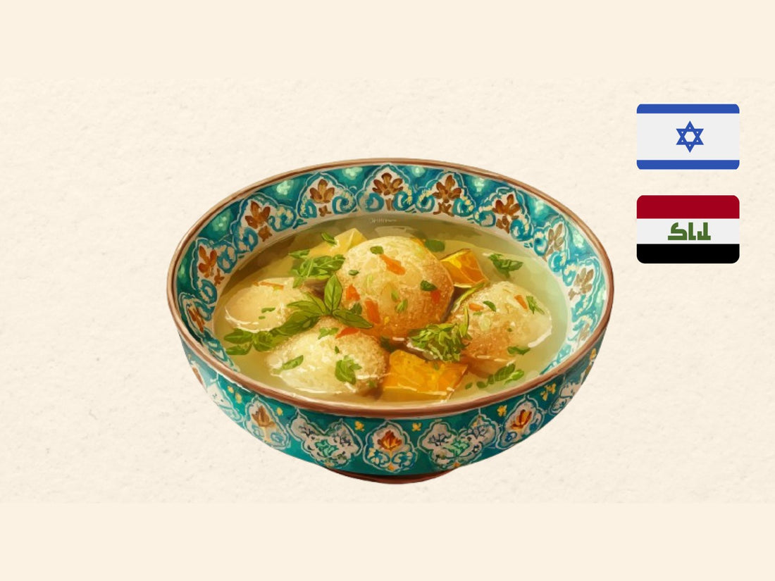 Kubbeh Matfuniya illustration from the Kitchen Impossible card