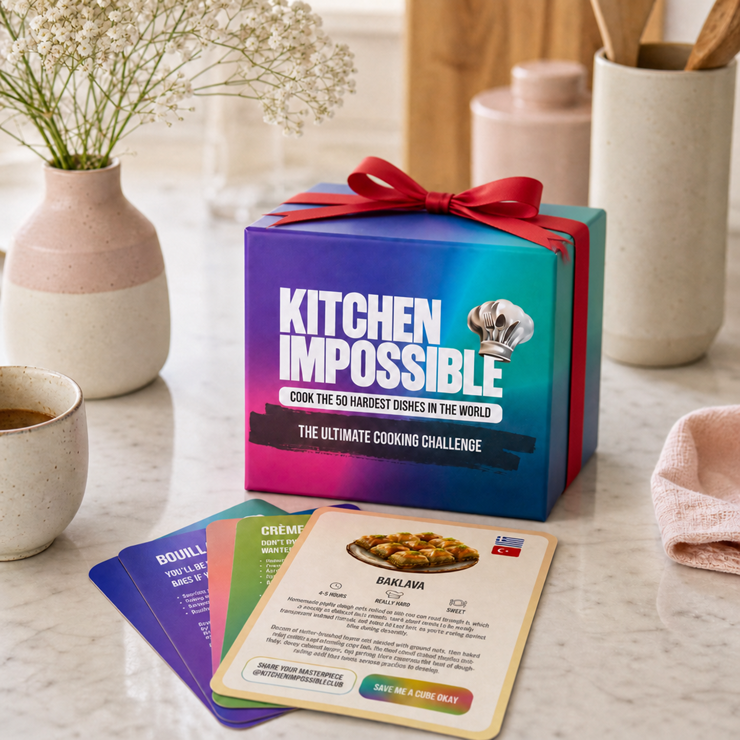 Kitchen impossible card deck