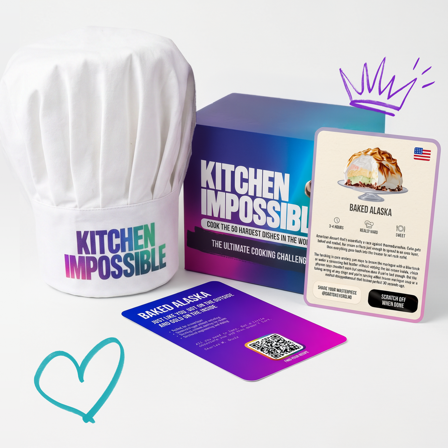 Kitchen impossible card deck
