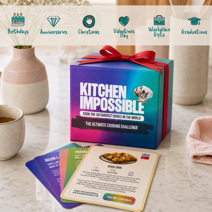 Kitchen impossible card deck