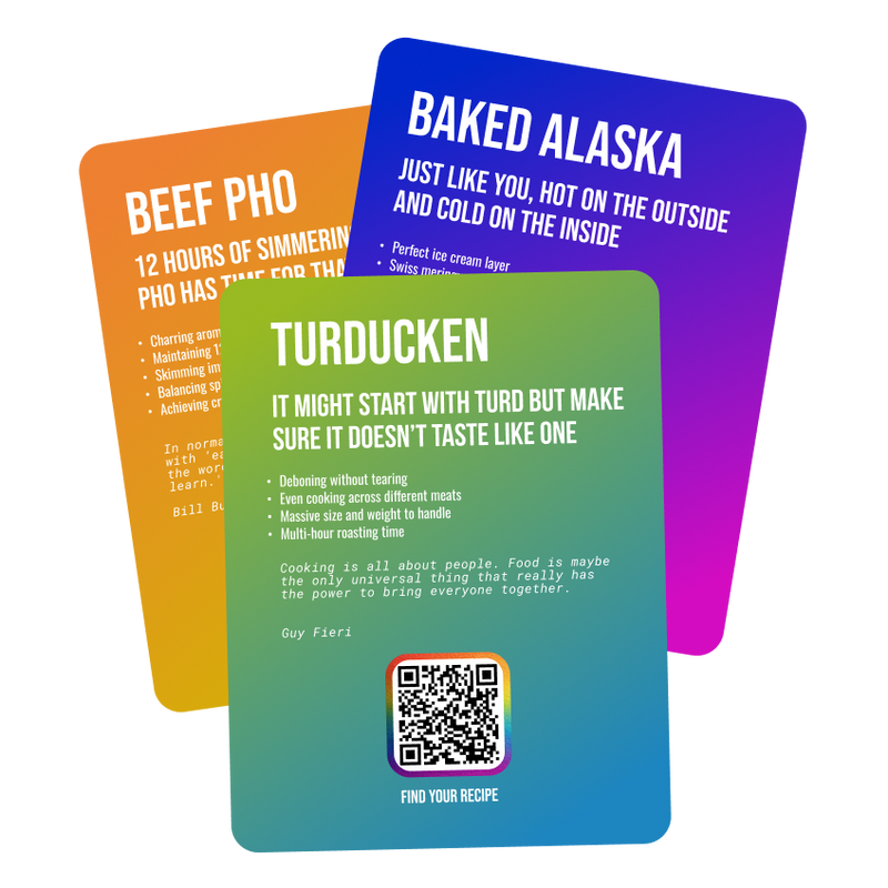 choose a difficulty level and draw a card